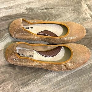 Hush Puppies CHASTE Ballet Flats Women’s Size 6 Tan